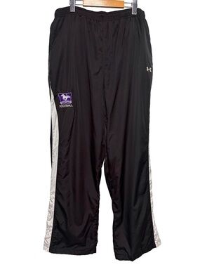 ATHLEISURE UNDER ARMOUR Snap Track Pants Wide Leg Sportcore Y2K